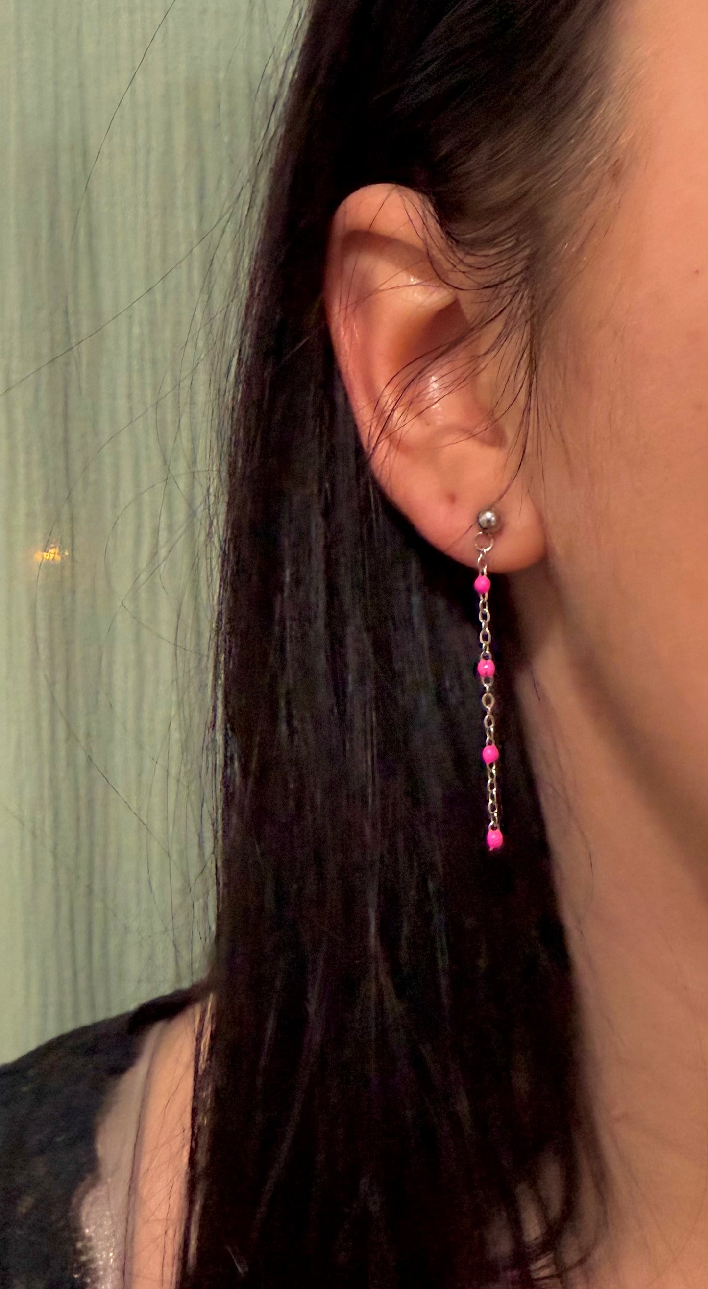 Parure bracelet, boucles d'oreilles & collier avec pendentif