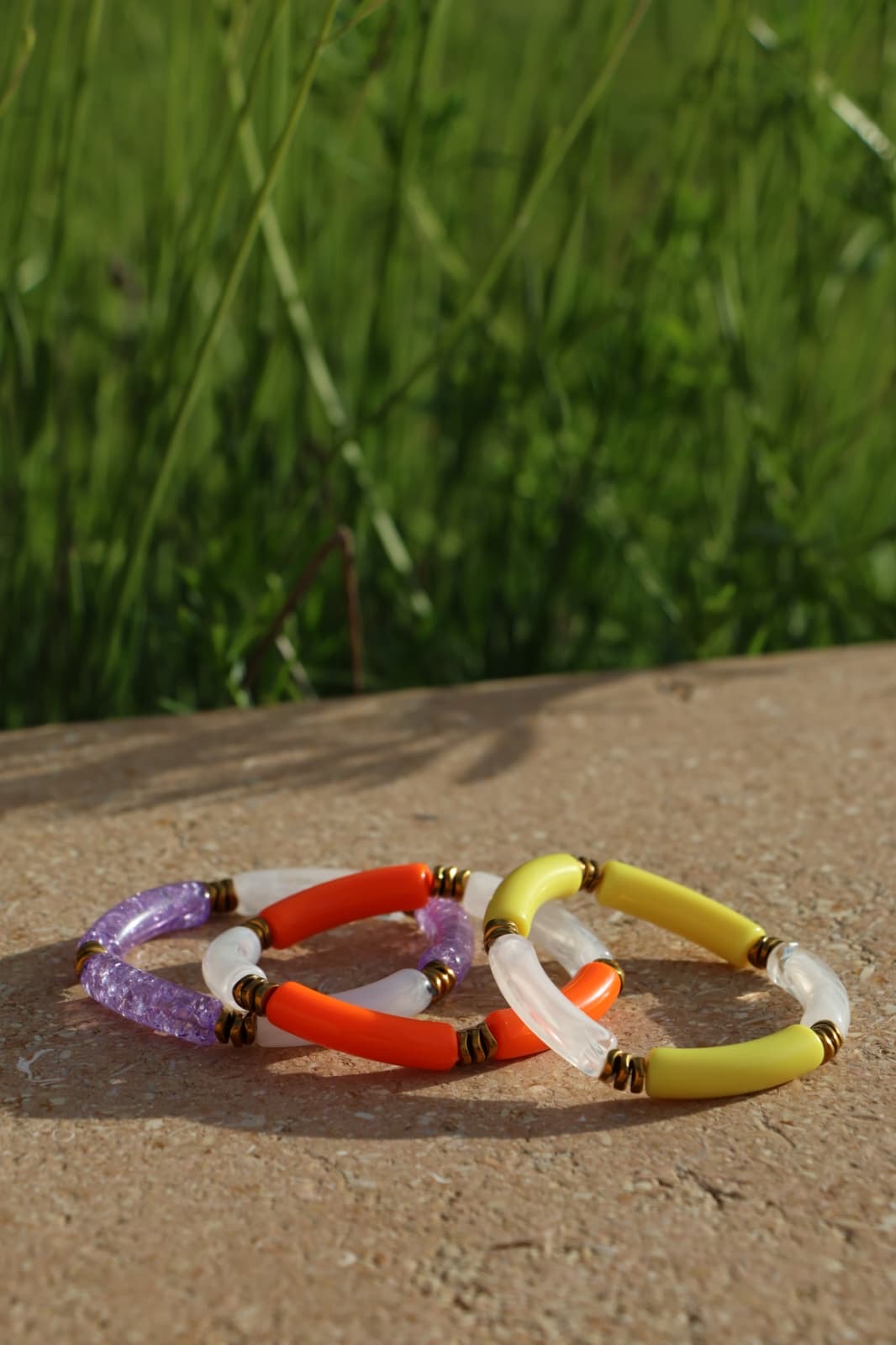 Bracelet tubes Été