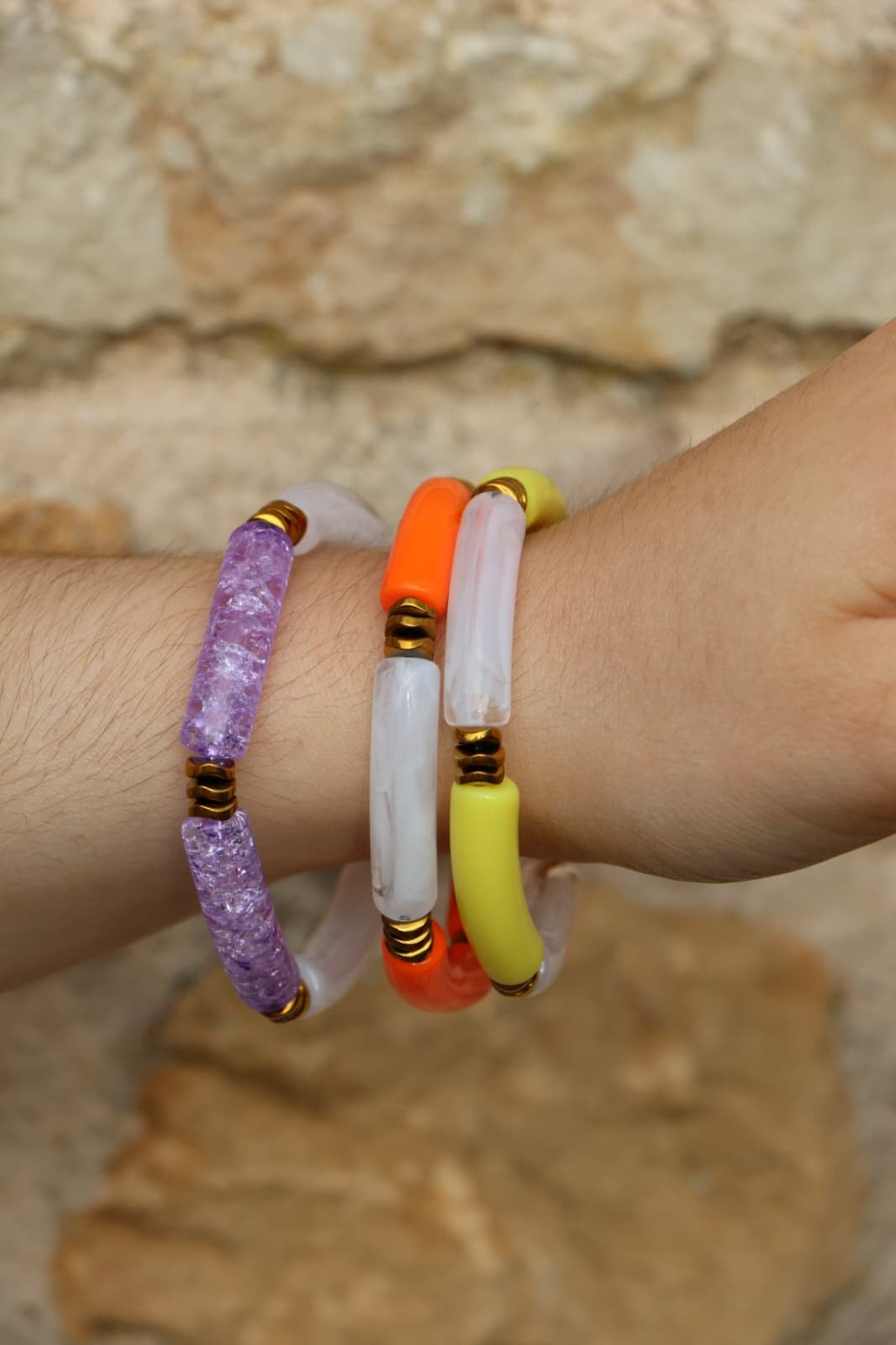 Bracelet tubes Été