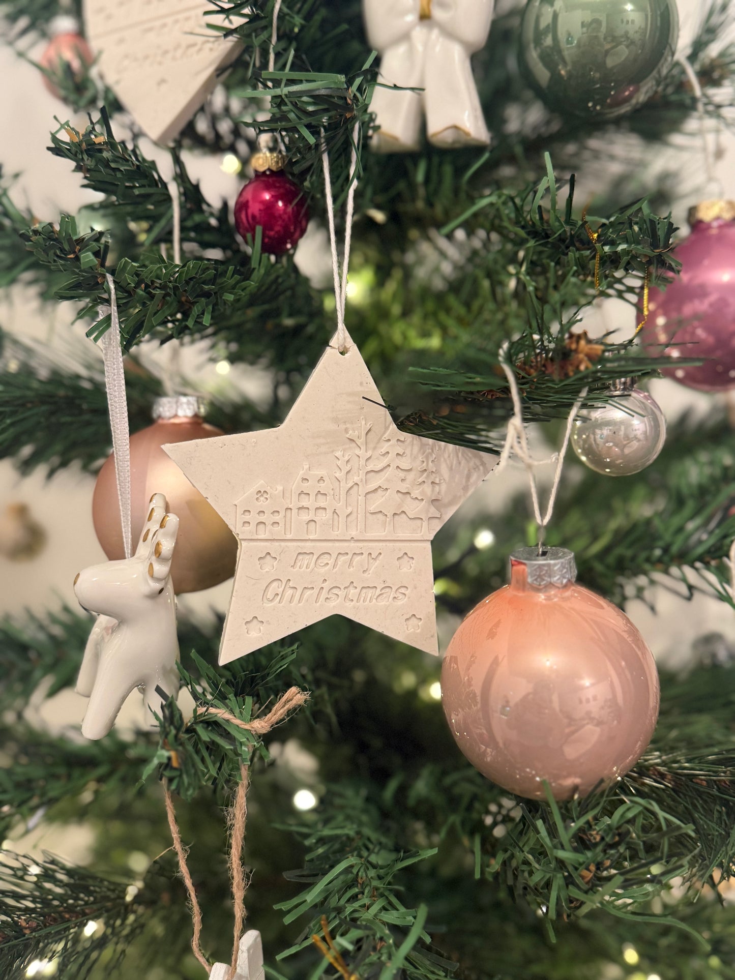 Étoile à accrocher dans le sapin 🎄