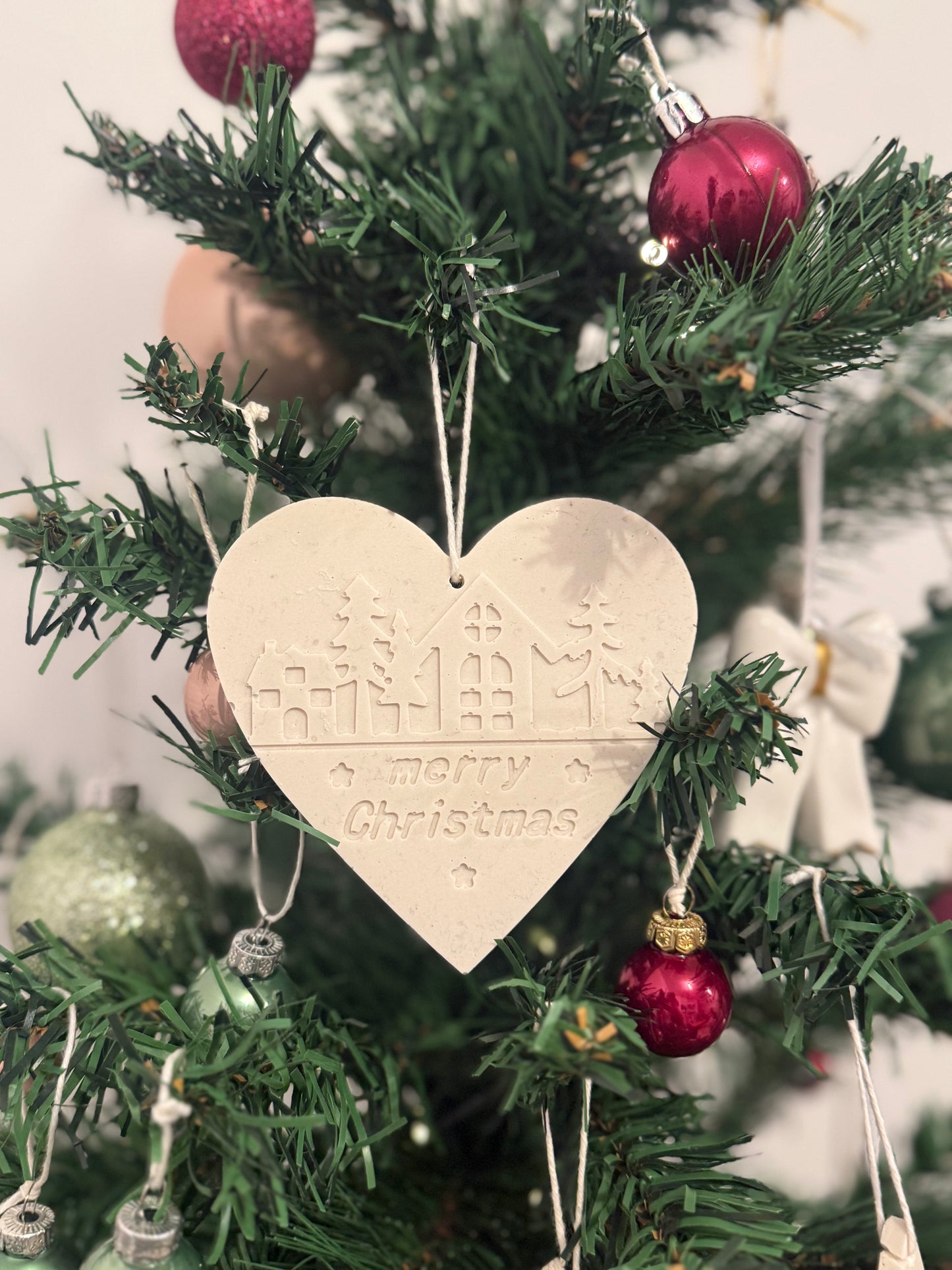 Coeur à accrocher dans le sapin 🎄