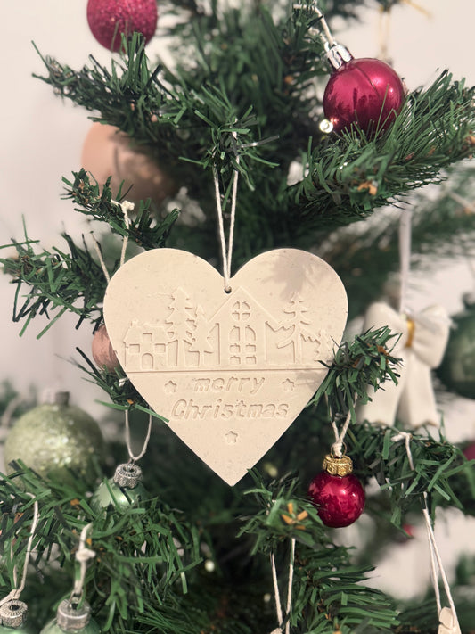 Coeur à accrocher dans le sapin 🎄
