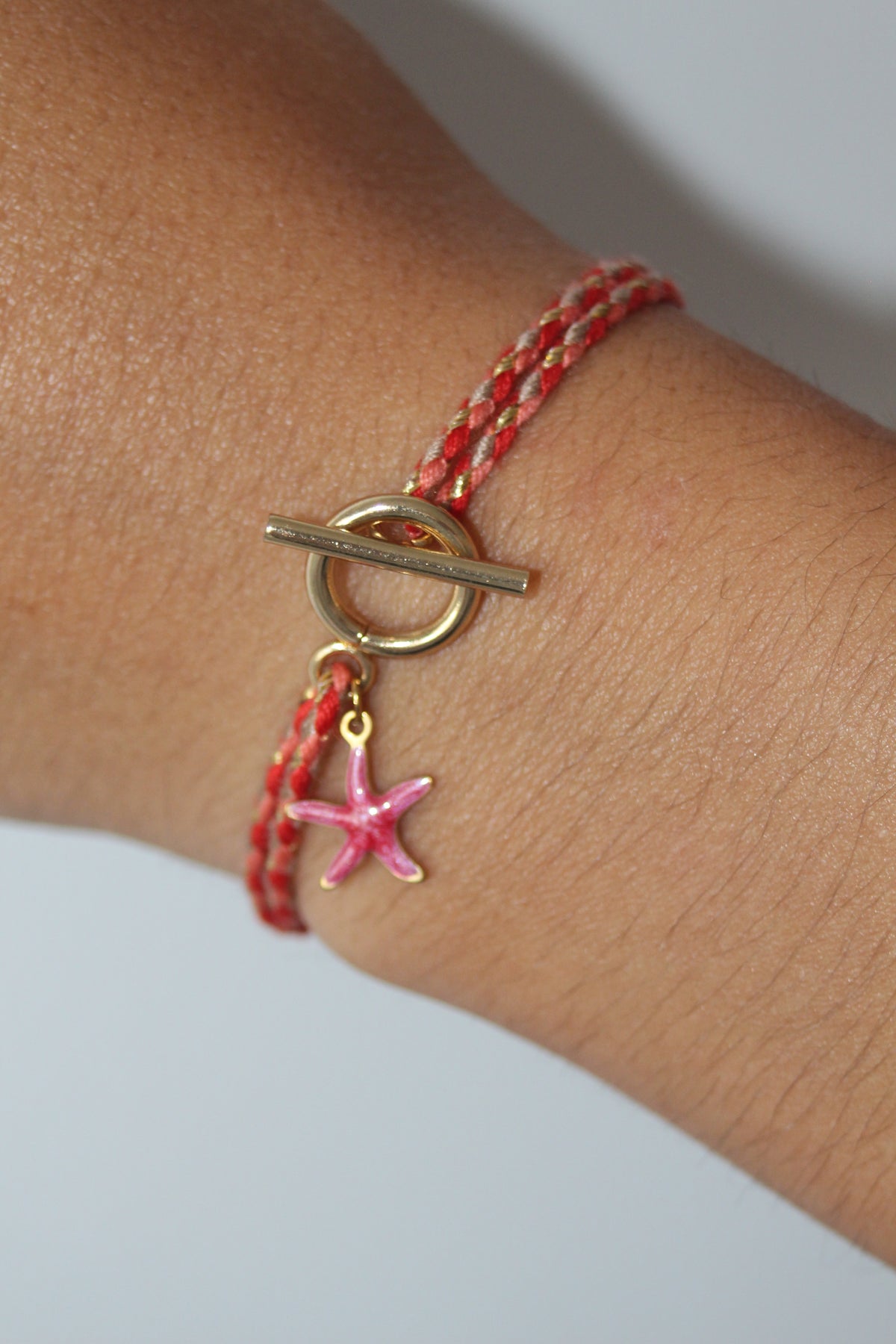 Bracelet cordon tressé